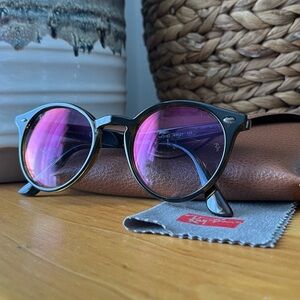 Tortoise Round Sunglasses RB2180